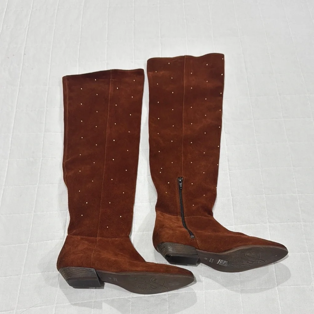 Free People Over The Knee Suede Boots